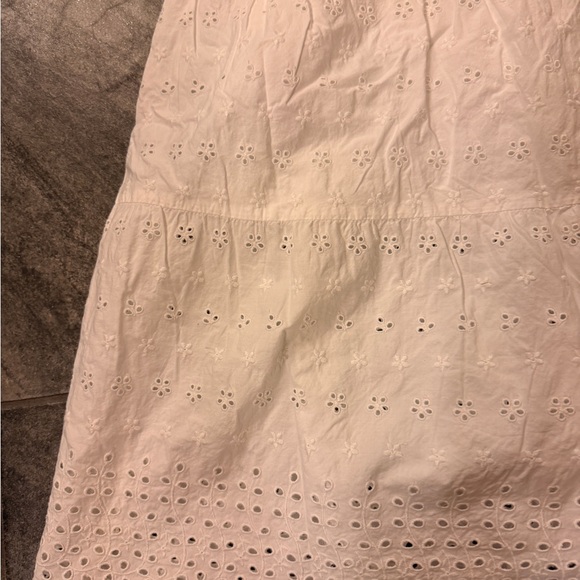 Gap x Doen White Eyelet Button-Front Summer Dress - Picture 8 of 8